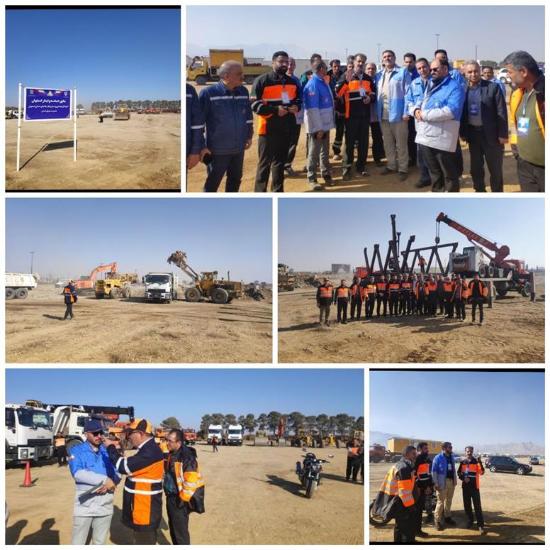 آماده‌باش کامل راهداری در مانور تمام عیار حماسه و ایثار اصفهان