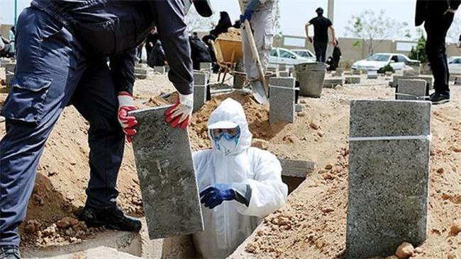 فوتی‌های روزانه کرونا در بهشت زهرا به ۴۵ نفر رسید