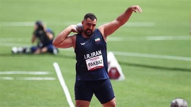 مدال طلای دوومیدانی کشور بر گردن پاکباز