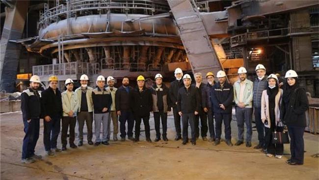 بازدید مسئولان سازمان بورس از ذوب‌آهن اصفهان