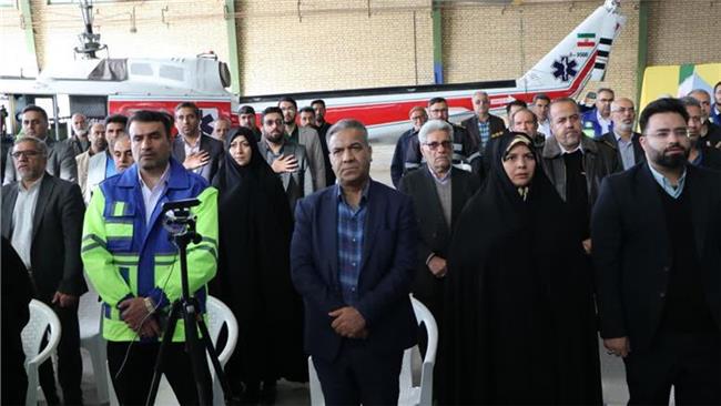 افتتاح دومین پایگاه اورژانس هوایی استان اصفهان در شهرستان خور و بیابانک