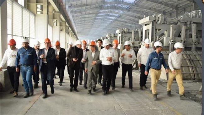 بازدید مدیرعامل و اعضای هیئت مدیره گروه فولاد مبارکه از منطقه آزاد لامرد و مجتمع آلومینیوم جنوب