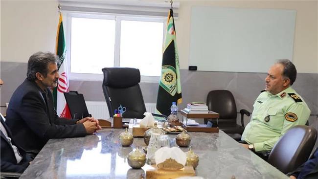 دیدار مدیرکل راهداری و حمل‌و‌نقل جاده‌ای استان اصفهان با فرمانده انتظامی استان اصفهان