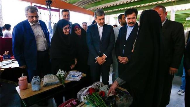 بازدید معاون رئیس‌جمهور و استاندار اصفهان از اردوی کشوری دانش‌آموزان عشایر پسر