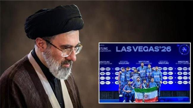 پیام رهبر انقلاب به مناسبت قهرمانی کشتی فرنگی جوانان در مسابقات جهانی آمریکا
