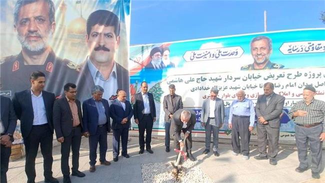 آیین کلنگ‌زنی و بهره‌برداری از۳۰ پروژه شهری در چمگردان با اعتبار بیش از ۱۰۰۰ میلیارد تومان