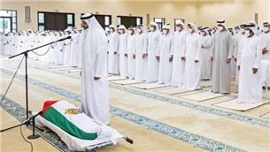 رئیس امارات در ابوظبی به خاک سپرده شد
