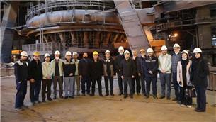 بازدید مسئولان سازمان بورس از ذوب‌آهن اصفهان