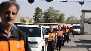 اعزام اکیپ پشتیبانی اداره‌کل راهداری و حمل‌و‌نقل جاده‌ای استان اصفهان به مرزهای ۴گانه اربعین